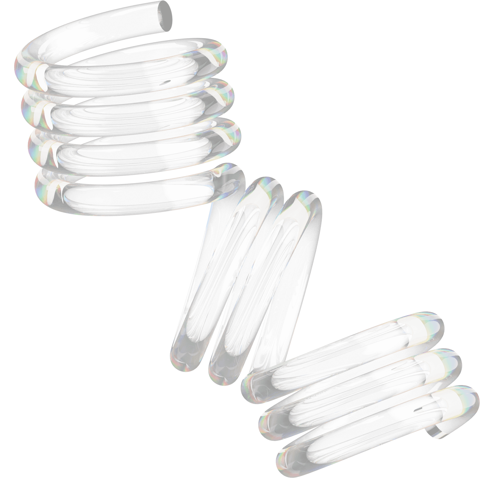 3D metallic abstract circular shape